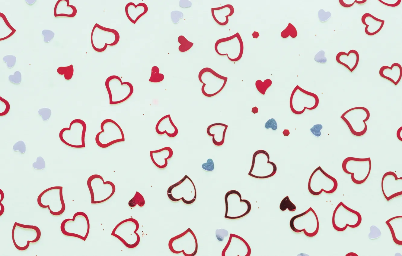 Photo wallpaper background, texture, hearts