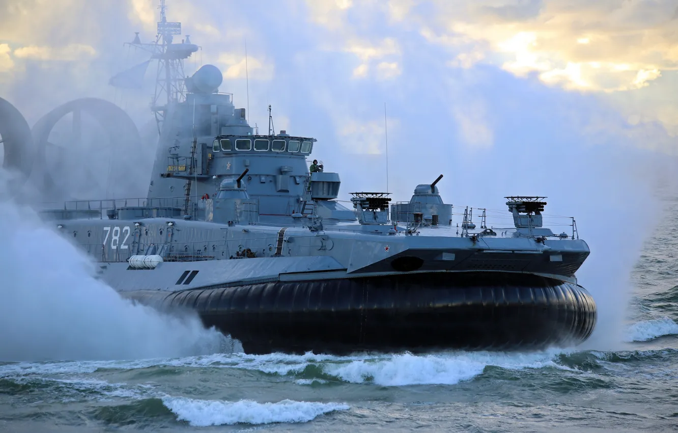 Photo wallpaper squirt, ship, pillow, small, landing, air, "Bison"