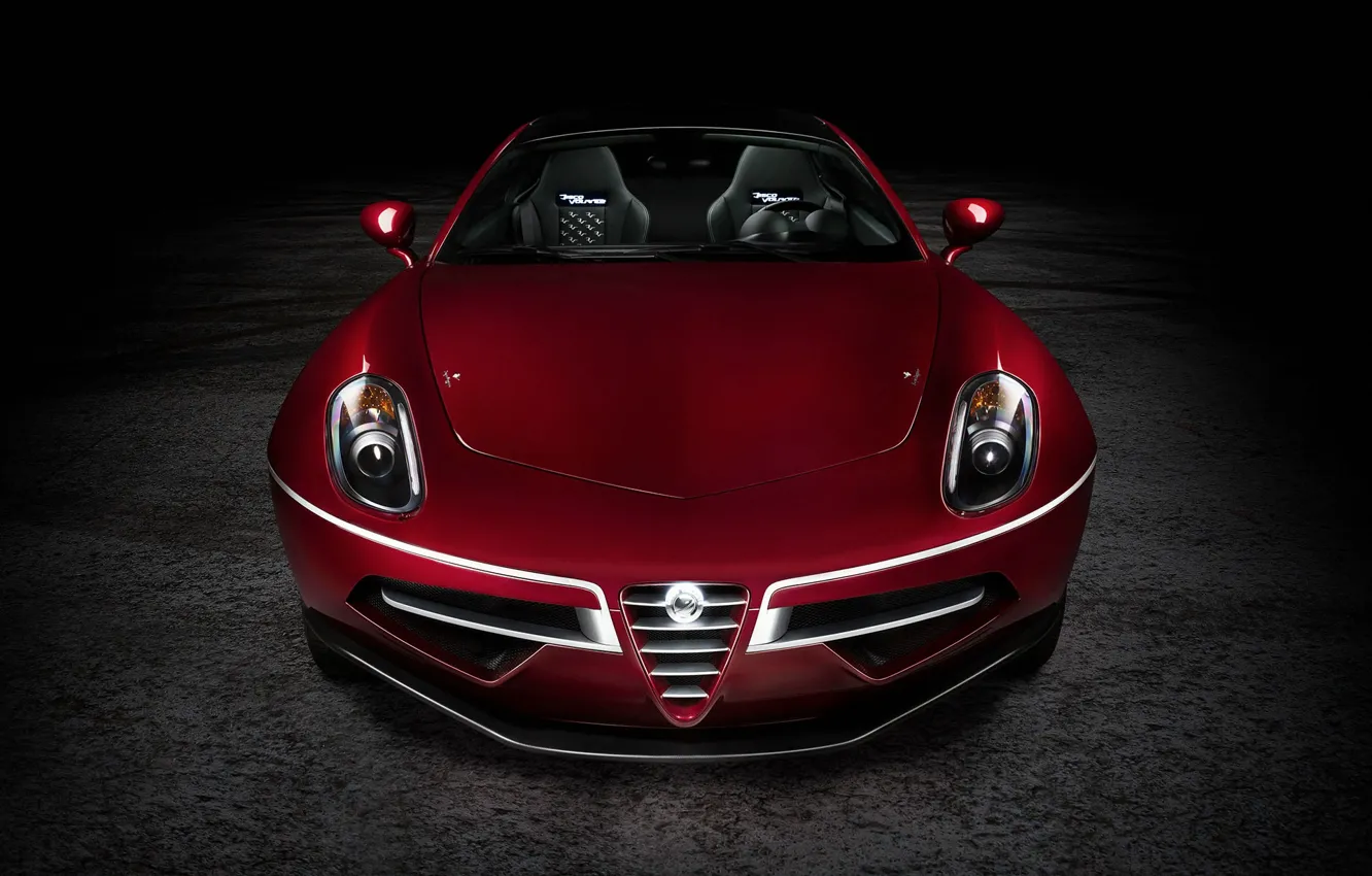 Photo wallpaper Alfa Romeo, front, Flying Disc, Alfa Romeo Disco Volante