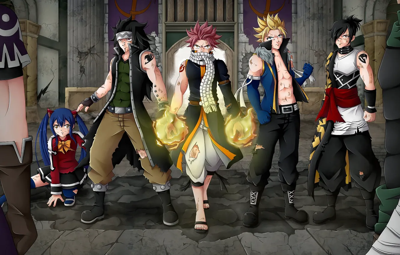 Photo wallpaper anime, art, guy, characters, fairy tail, Fairy tail, by celestialrayna