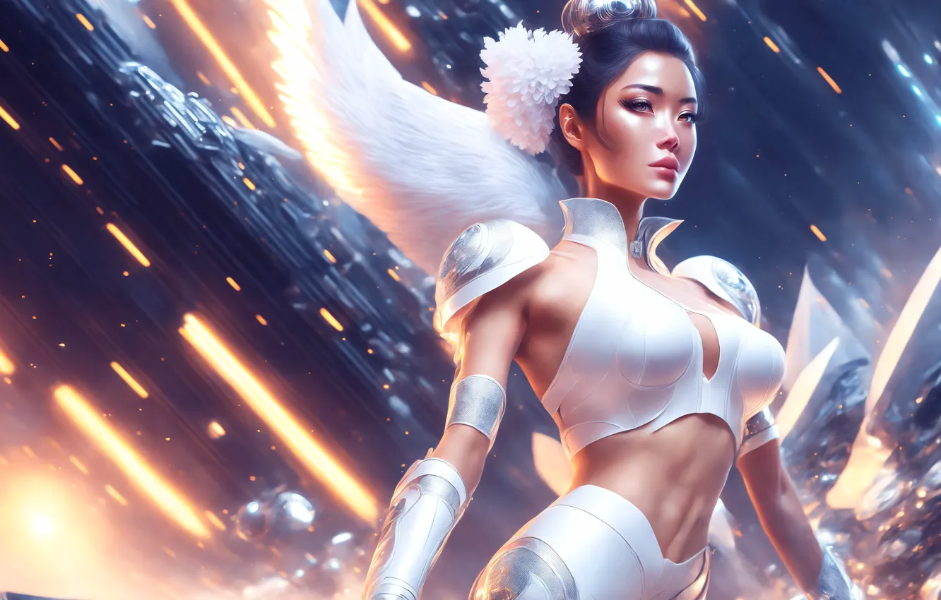 Photo wallpaper graphics, girl, anime
