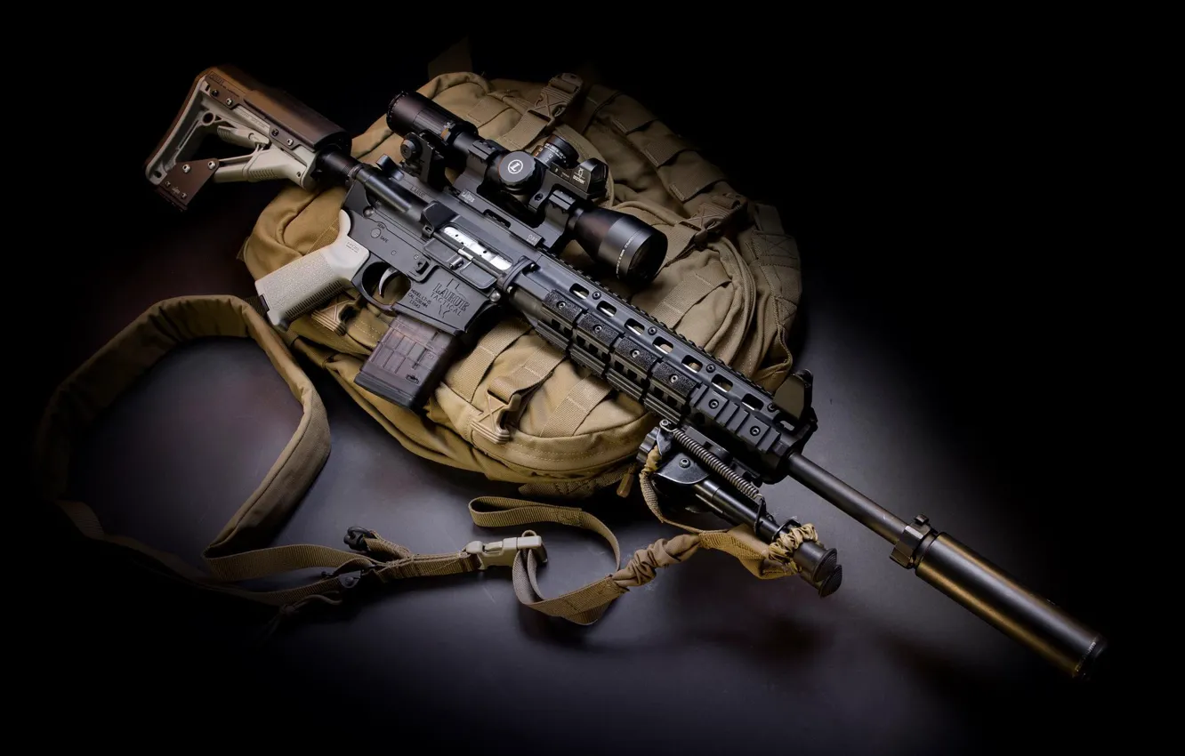 Photo wallpaper machine, bag, twilight, muffler, upgrade, Larue Tactical