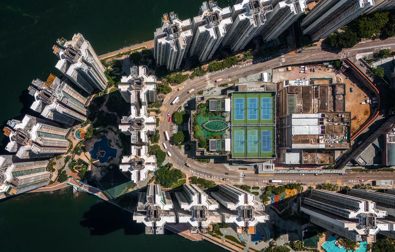 Photo wallpaper Hong Kong, Southern, Tin Wan