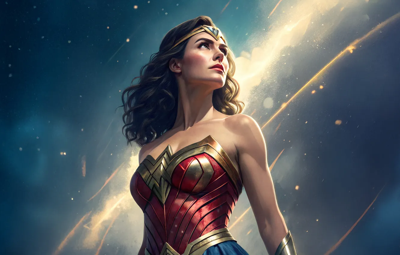 Photo wallpaper Frozen, woman, Motion, Wonder