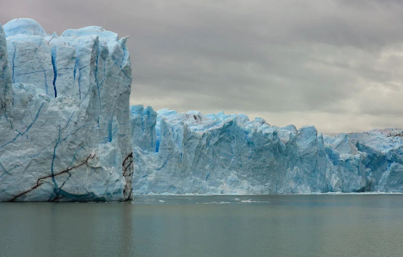 Photo wallpaper landscape, ice, Argentina, Santa Cruz, El Calafate