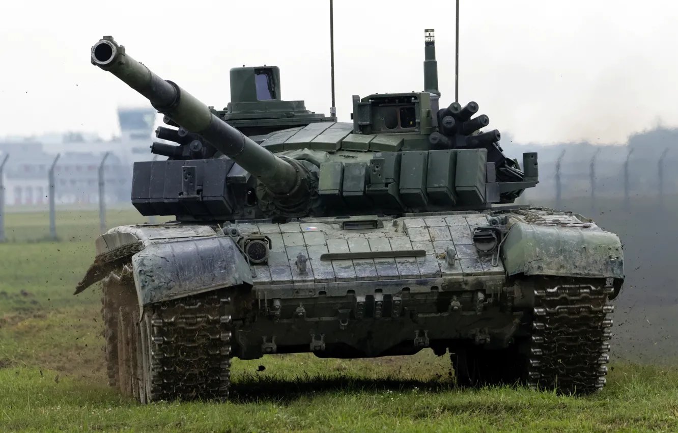 Photo wallpaper battle tank, T-72M4 CZ, Czech modification