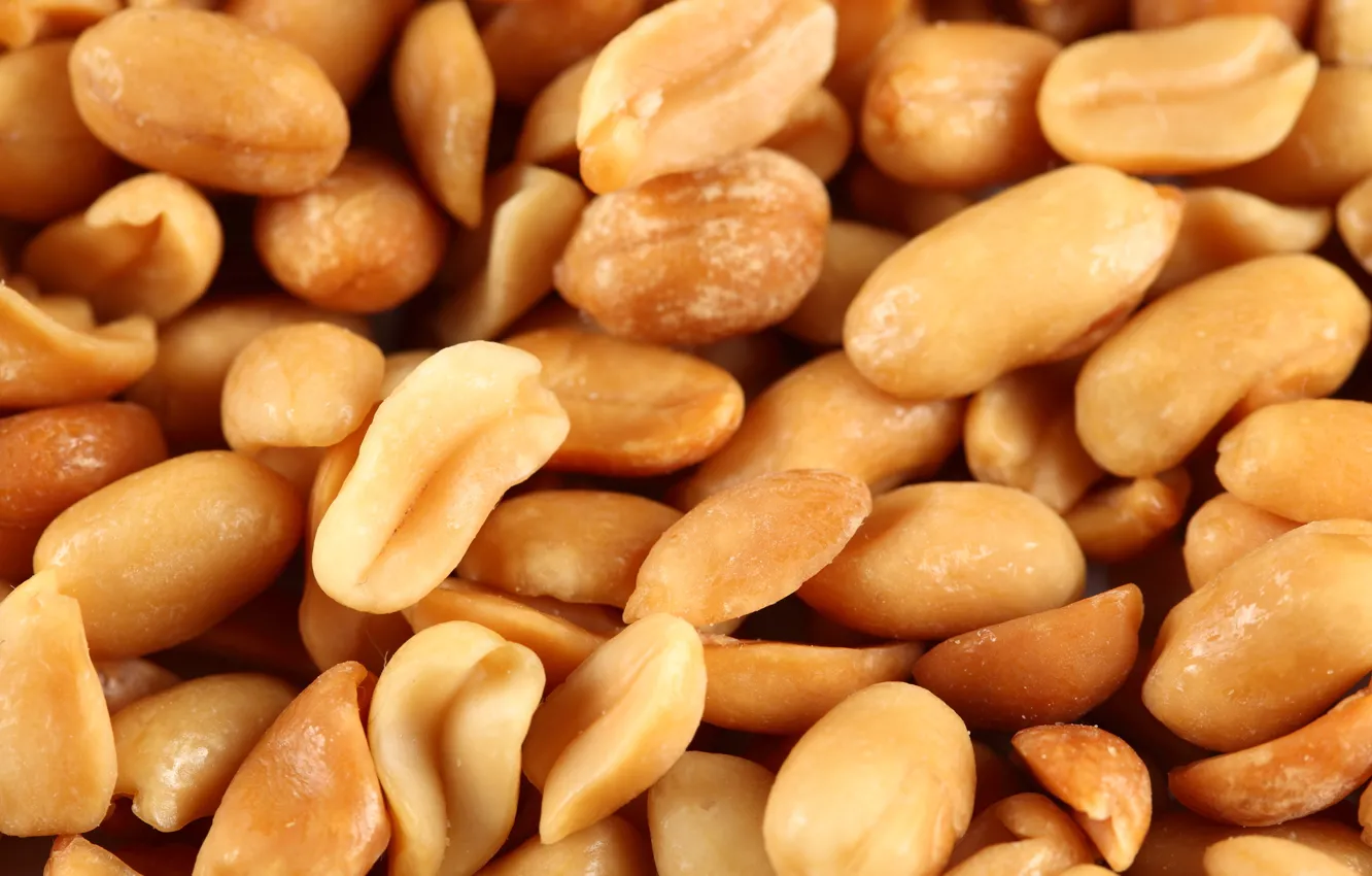 Photo wallpaper food, nuts, delicious, peanuts