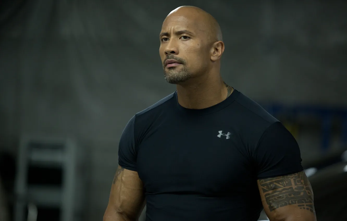 Photo wallpaper Dwayne Johnson, Dwayne Johnson, Fast and furious 6, Luke Hobbs, Fast &amp; Furious 6