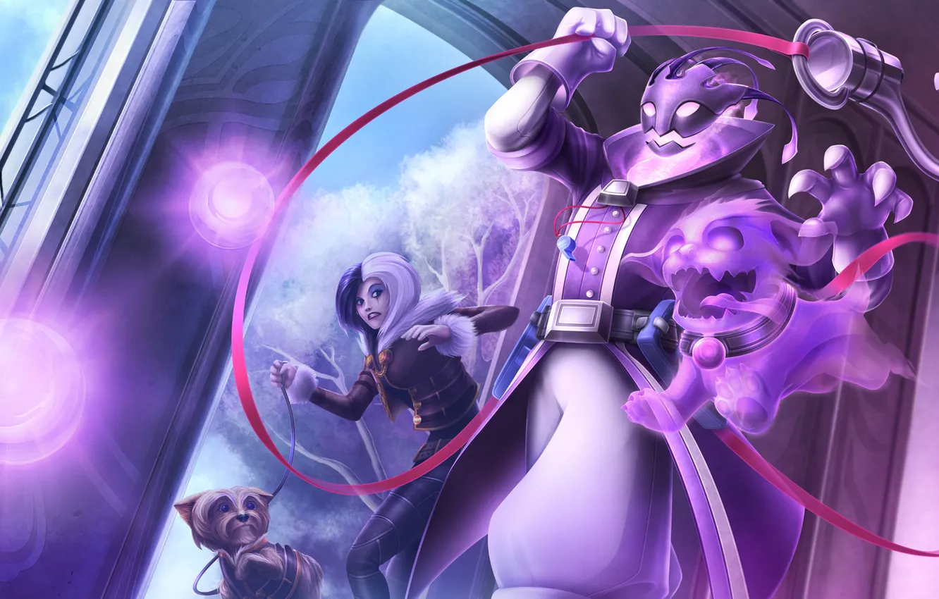 Photo wallpaper League of Legends, The Chain Warden, Thresh