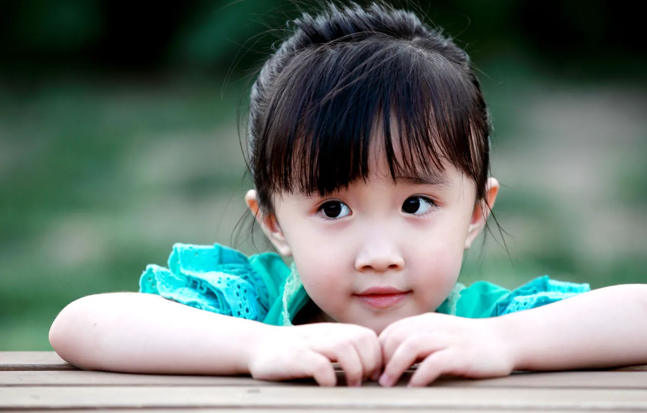 Photo wallpaper photo, girl, Asian