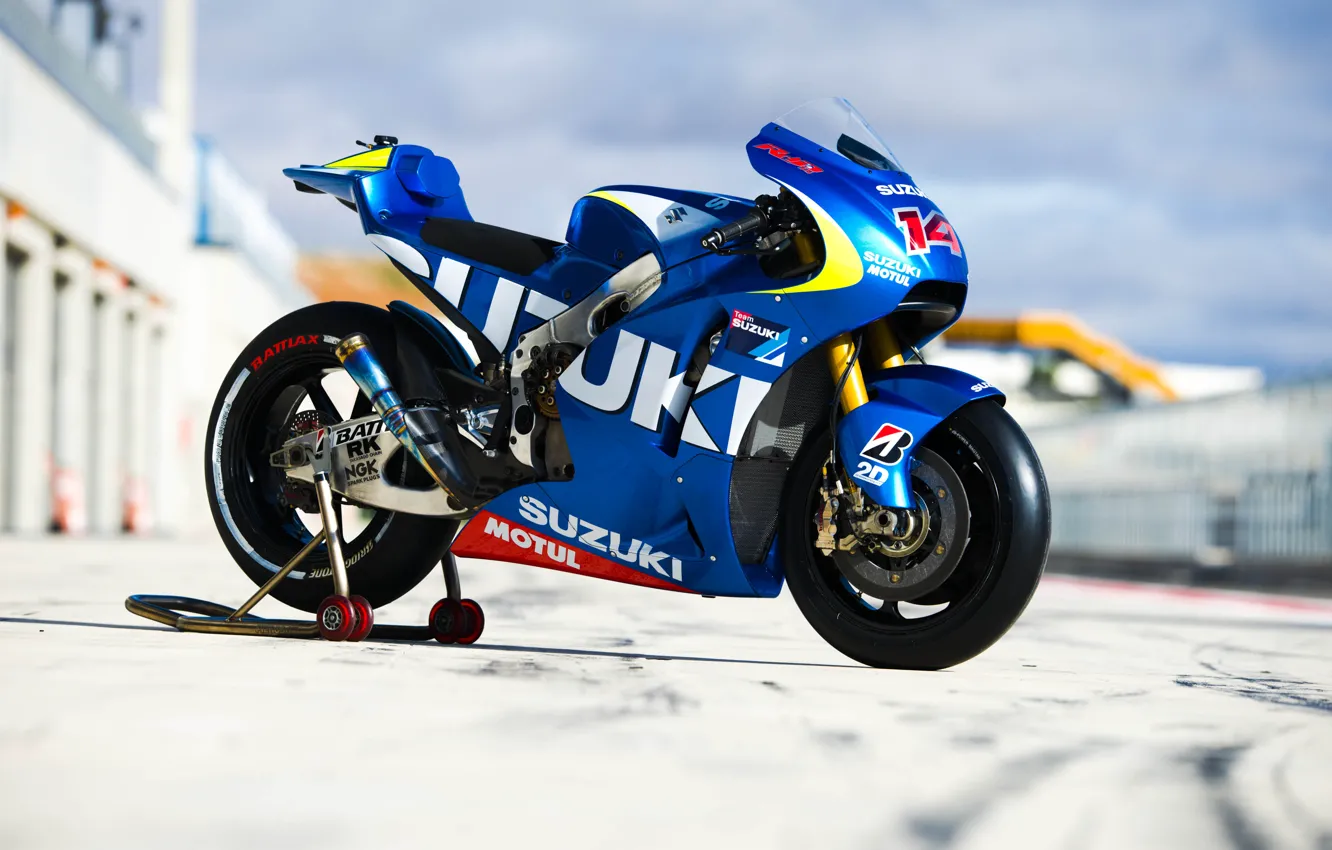 Photo wallpaper Prototype, Suzuki, MotoGP, 2014, GSX-RR
