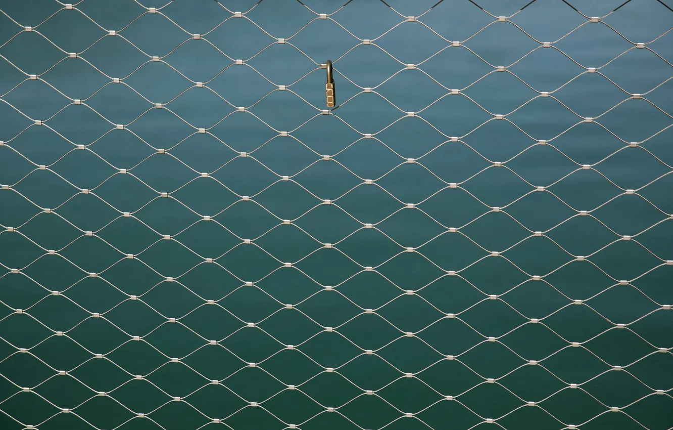 Photo wallpaper castle, the fence, minimalism