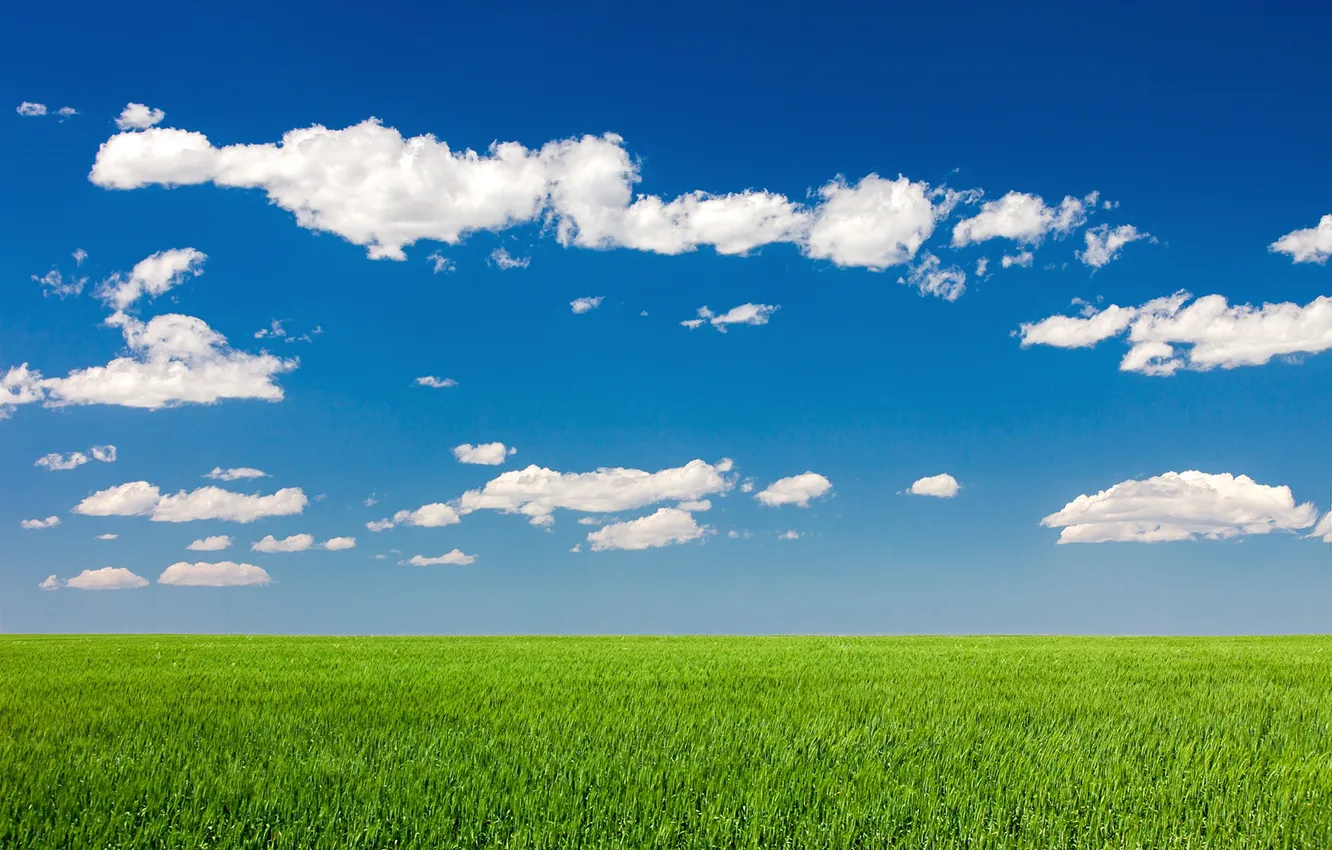 Photo wallpaper the sky, clouds, field, the countryside, solar, farm