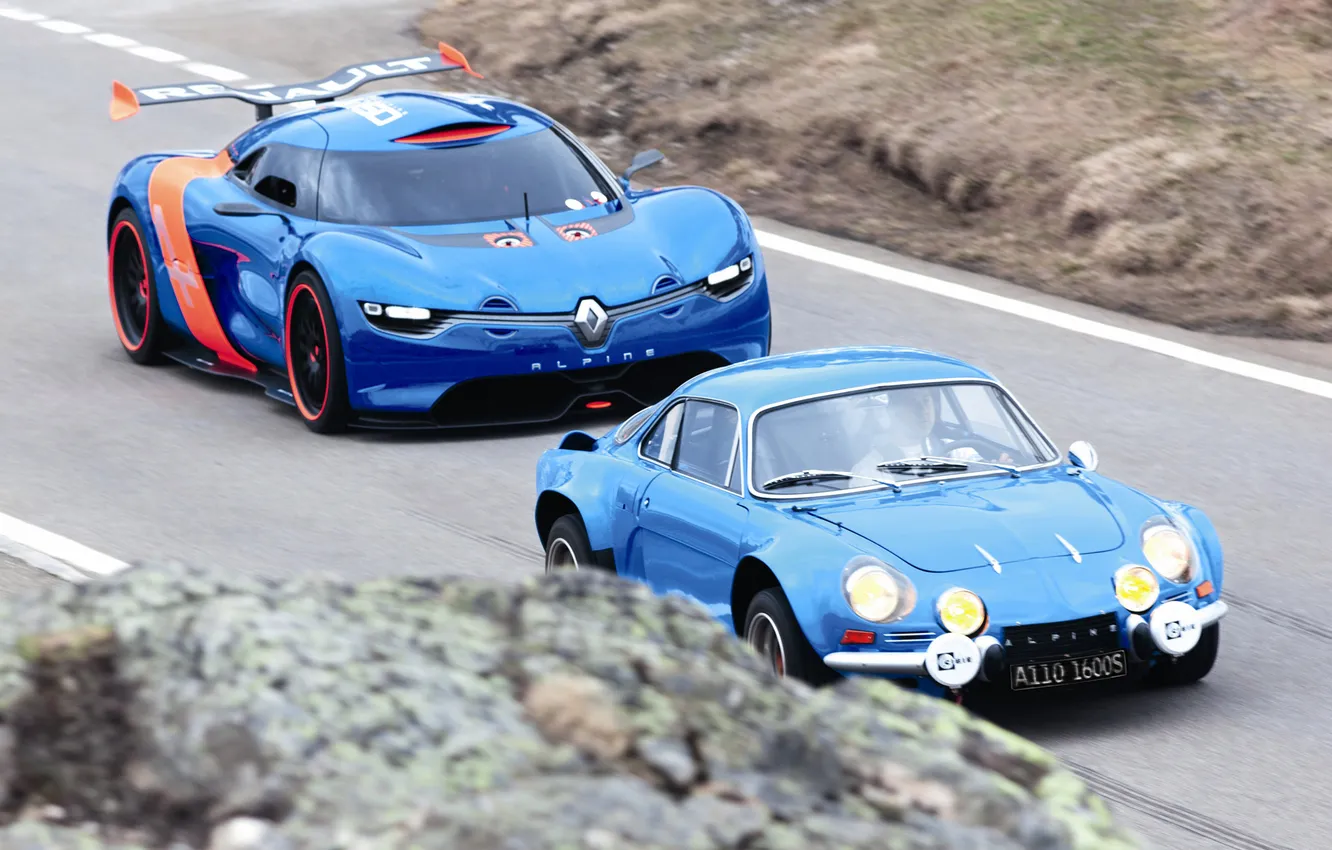 Photo wallpaper Concept, Renault, car, 2012, Reno, Alpine, A110-50, 1961