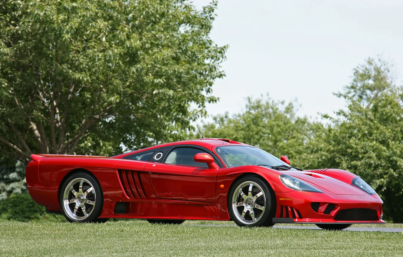 Photo wallpaper red, Saleen, supercar, red, saline, Twin Turbo