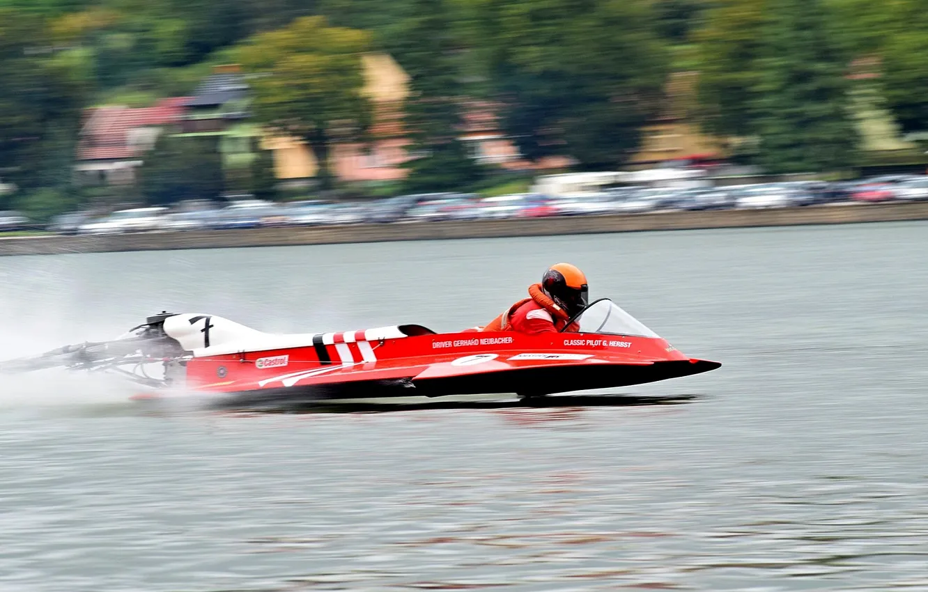 Photo wallpaper race, boat, speed