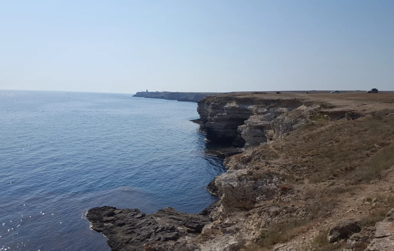 Photo wallpaper sea, nature, rocks, Crimea