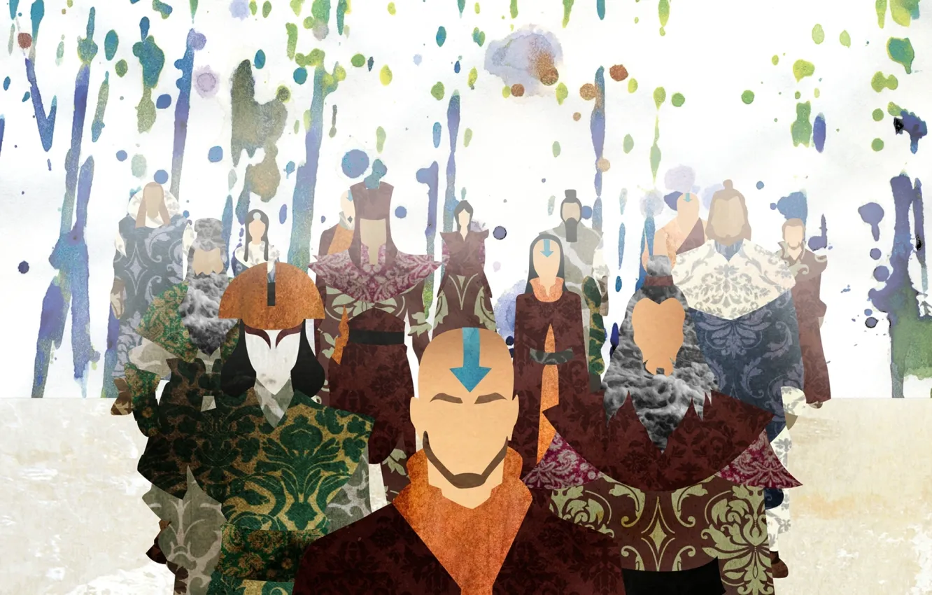 Photo wallpaper color, paint, avatar, avatar, Aang, The Legend of Korra, Avatar: the Legend of Korr., Kyoshi