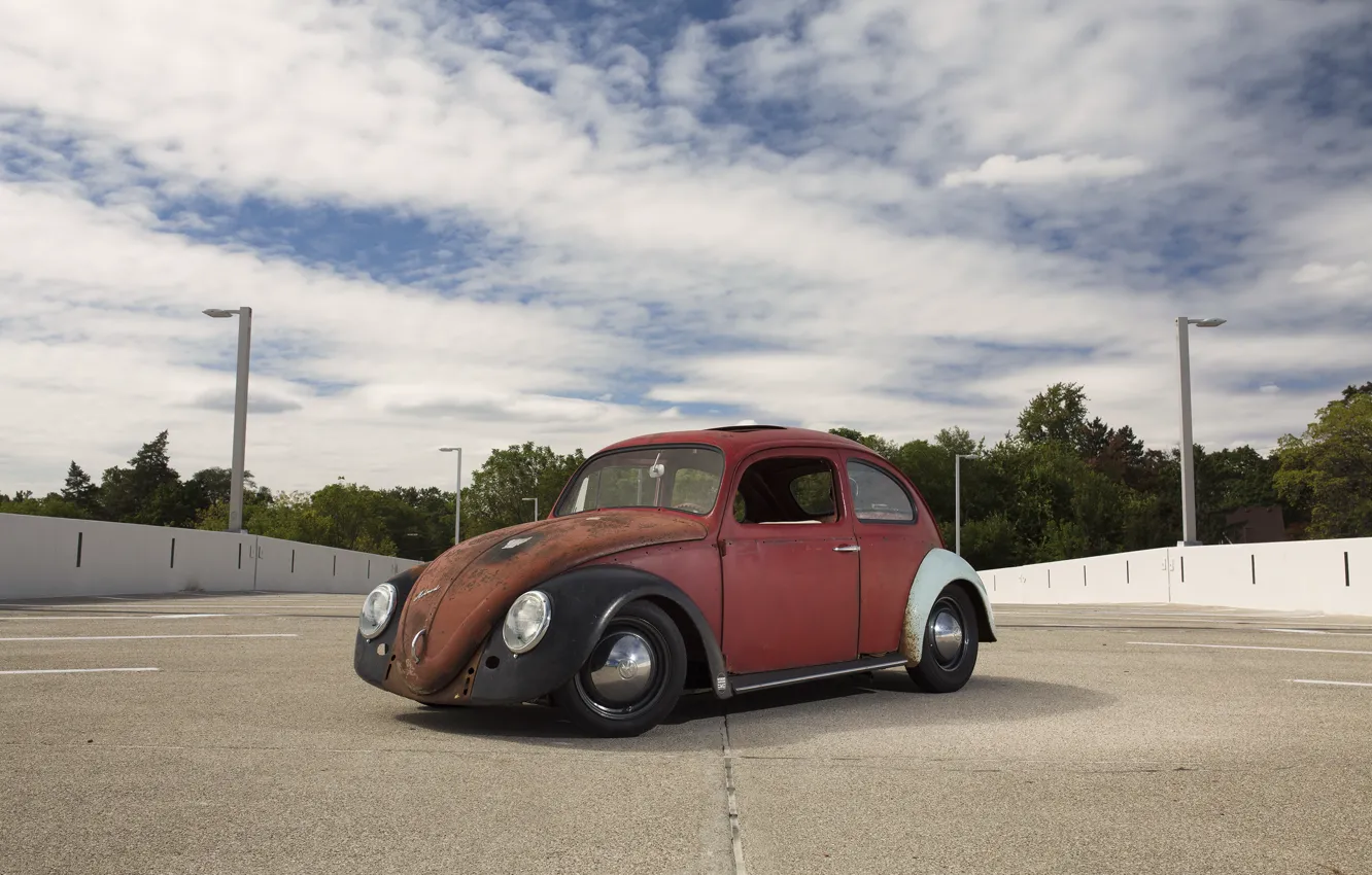 Photo wallpaper volkswagen, beetle, Jakes