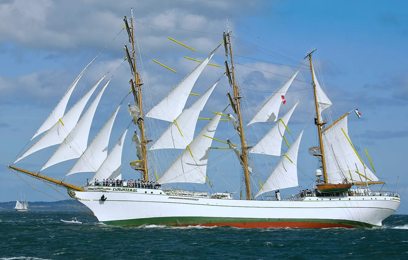 Photo wallpaper sailboat, The Navy of Mexico, Cuauhtemos