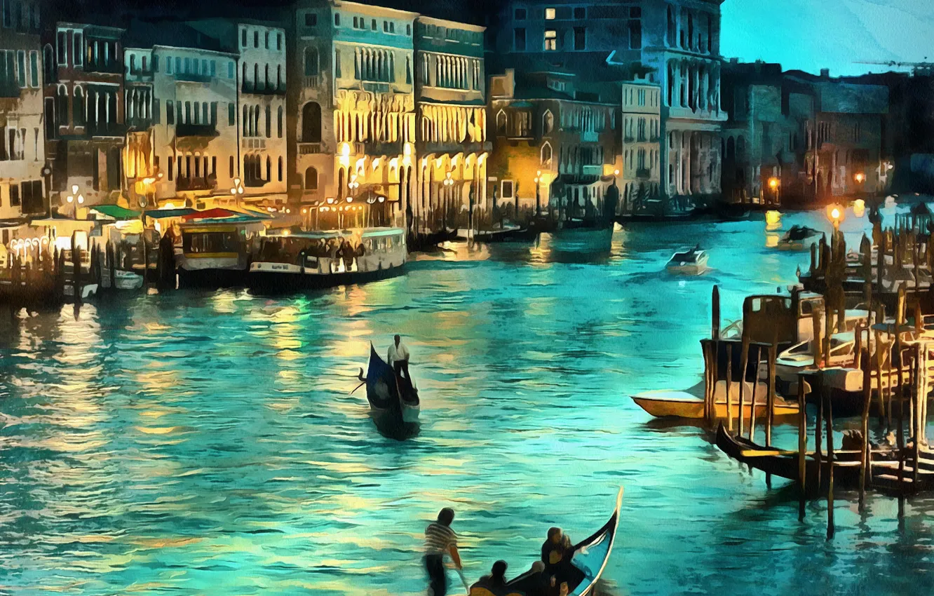 Photo wallpaper figure, picture, Italy, Venice, Italy, art, Venice, Italia