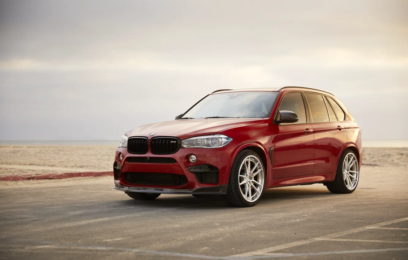 Photo wallpaper BMW, Bavaria, RED, X5M, F85