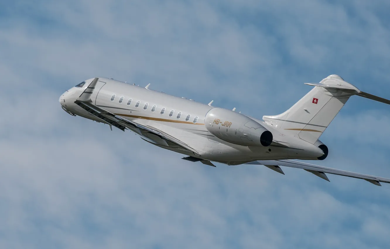 Photo wallpaper the plane, jet, passenger, 5000, Global