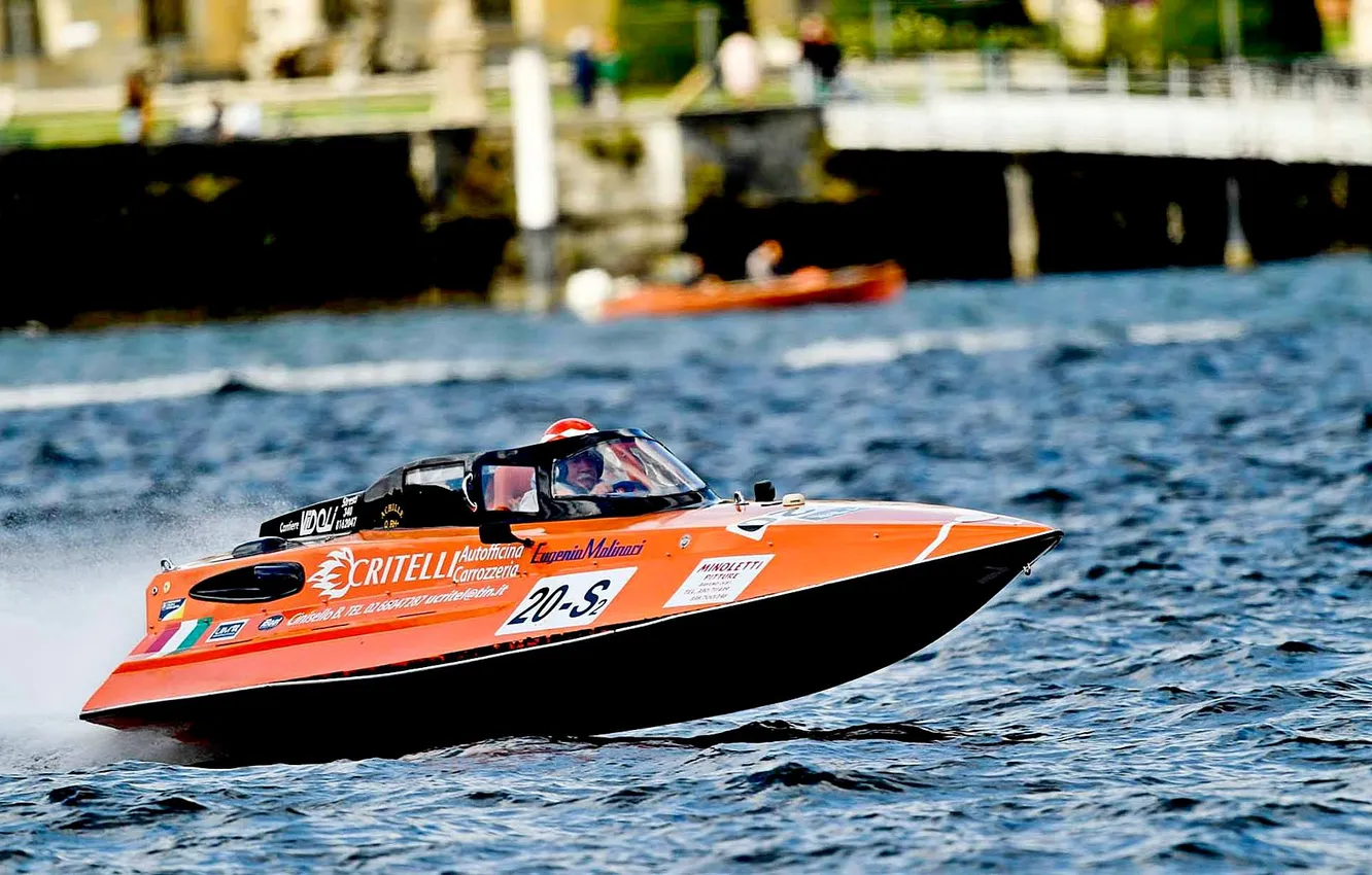 Photo wallpaper race, boat, speed