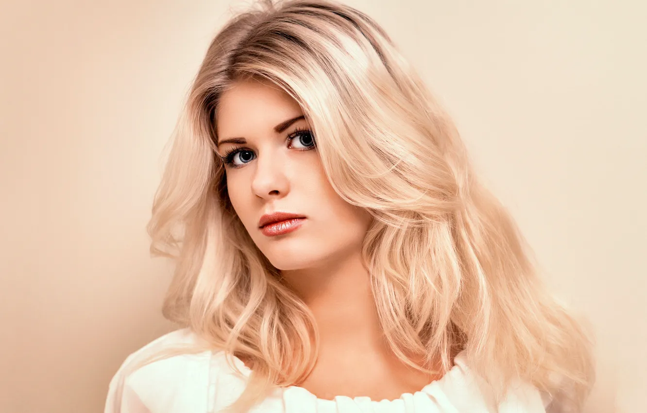 Photo wallpaper girl, model, portrait, marlin