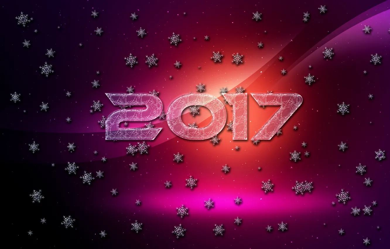 Photo wallpaper New Year, new year, happy, 2017