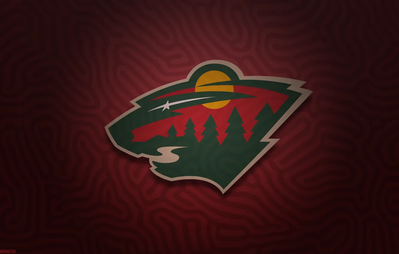 Photo wallpaper NHL, Minnesota Wild, wild, Ice Hockey