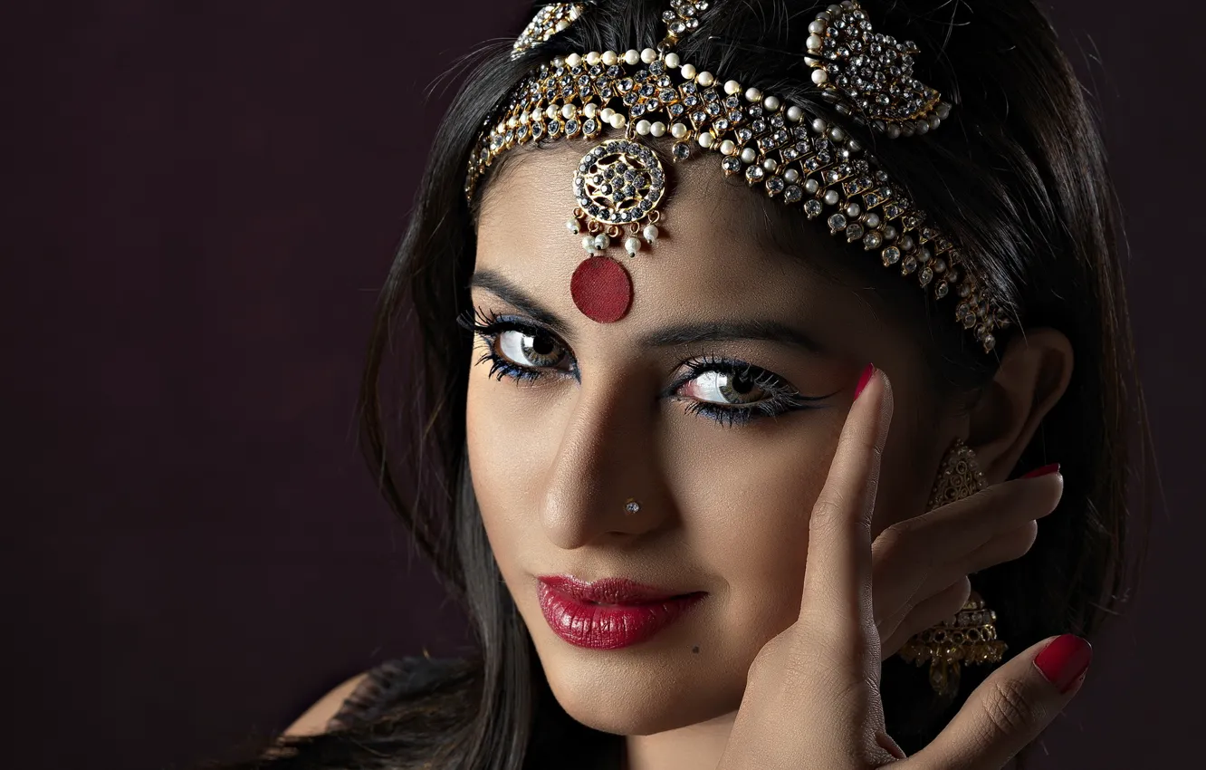 Photo wallpaper girl, style, portrait