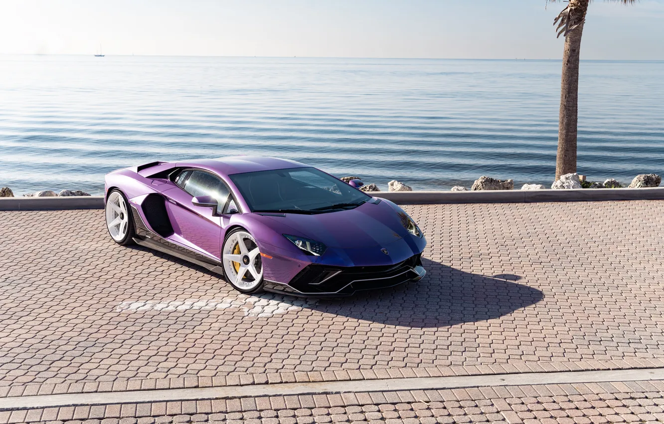 Photo wallpaper Lamborghini, Aventador, SVJ