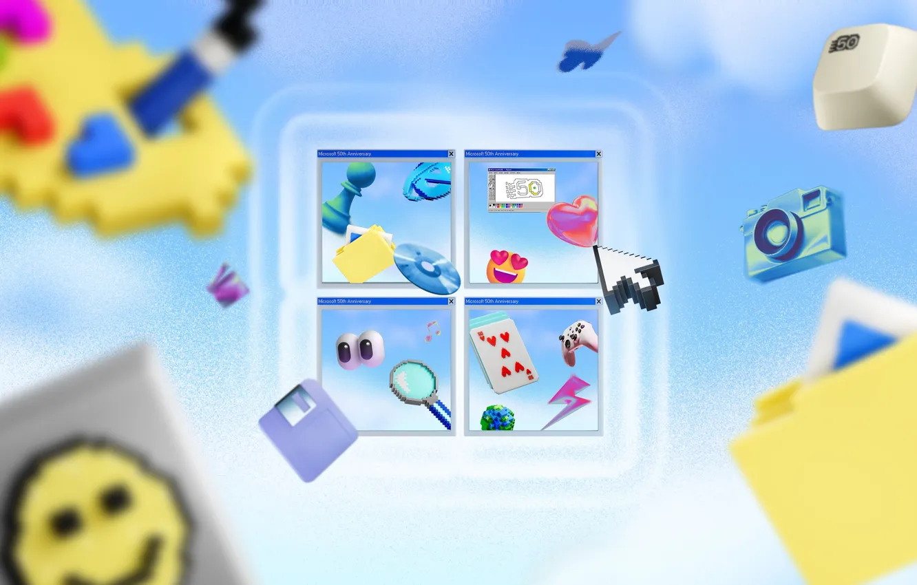 Photo wallpaper retro, window, Microsoft, windows, Microsoft Windows, Windows, The 50th anniversary