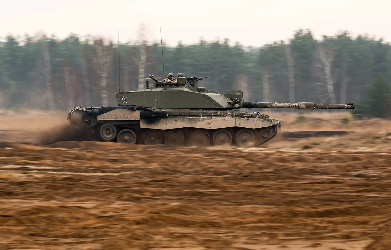 Photo wallpaper tank, combat, armor, Challenger 2, "Challenger 2"