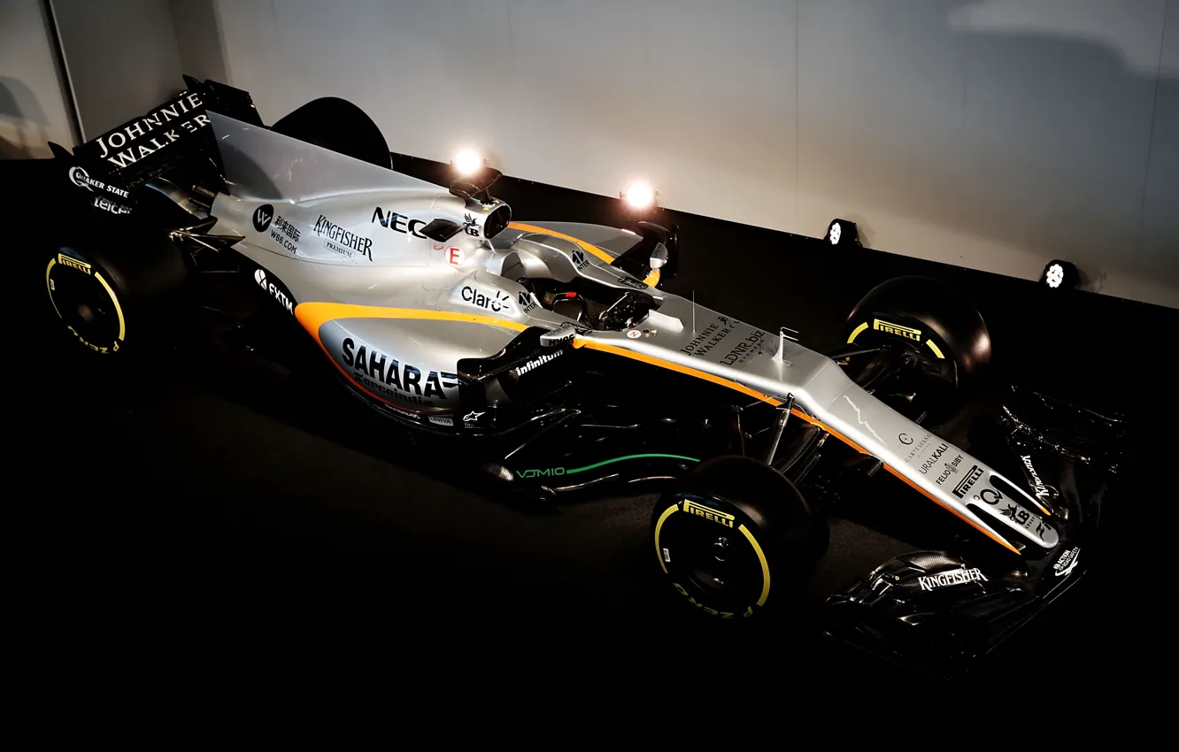 Photo wallpaper Mercedes, Turbo, formula1, Force, India, VJM10, V6
