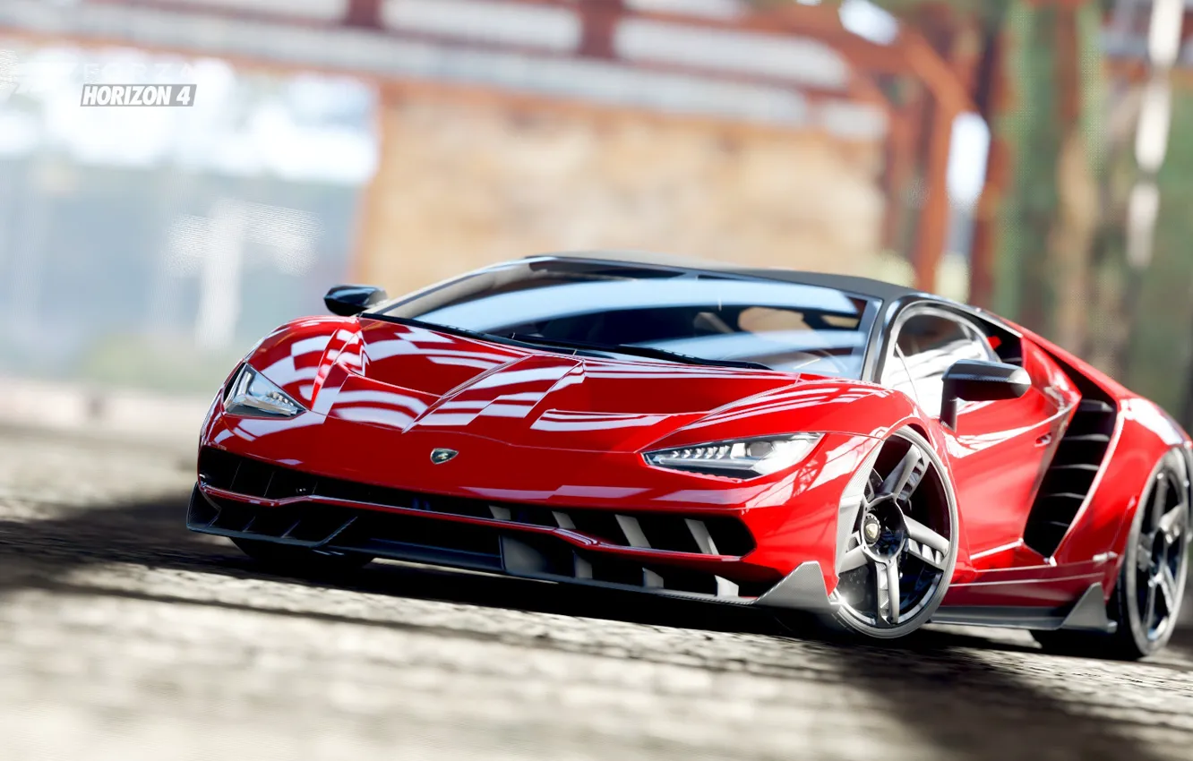 Photo wallpaper Lamborghini, Centennial, LP770-4, Forza Horizon 4, Lamborghini Centenary LP770-4