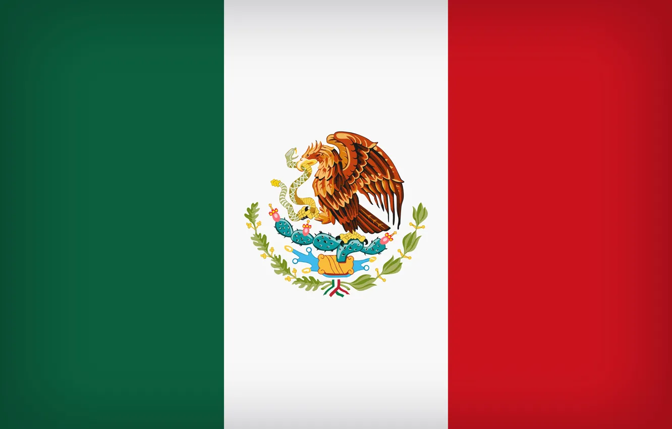 Photo wallpaper Mexico, Flag, Mexican, Mexican Flag, Flag Of Mexico