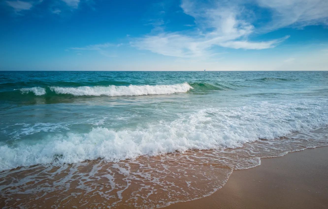 Photo wallpaper sea, beach, coast