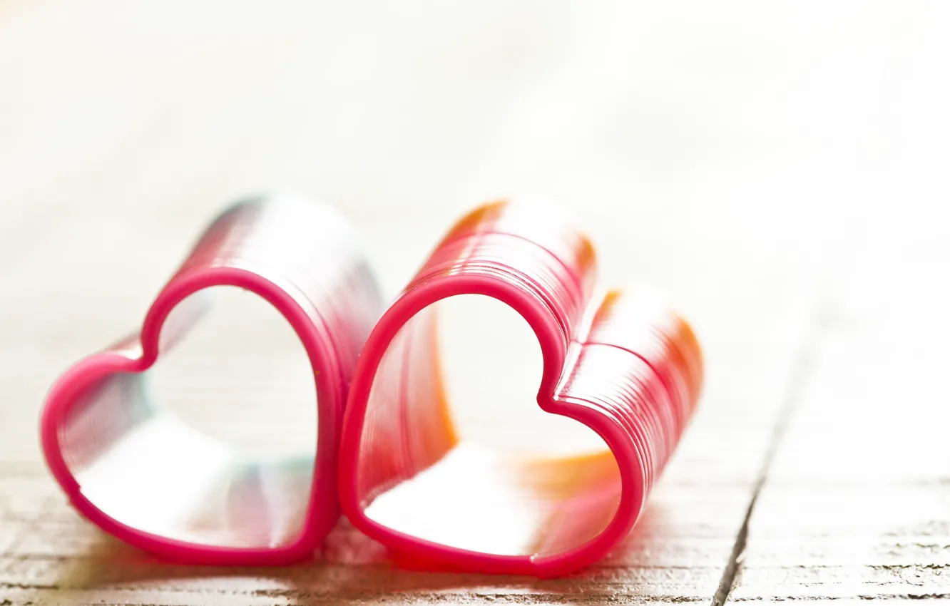 Photo wallpaper macro, background, heart