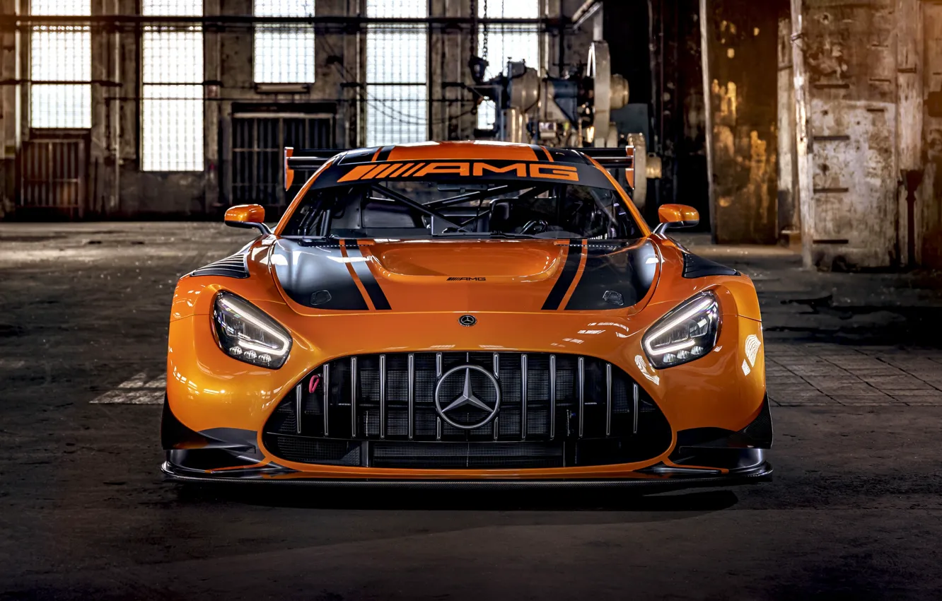 Photo wallpaper Mercedes, AMG, GT3, Sports Car, 2019