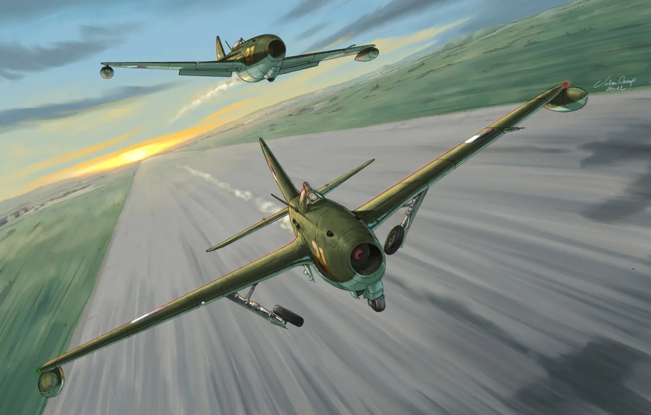 Photo wallpaper aircraft, war, art, airplane, aviation, dogfight, russian fighter, russian jet