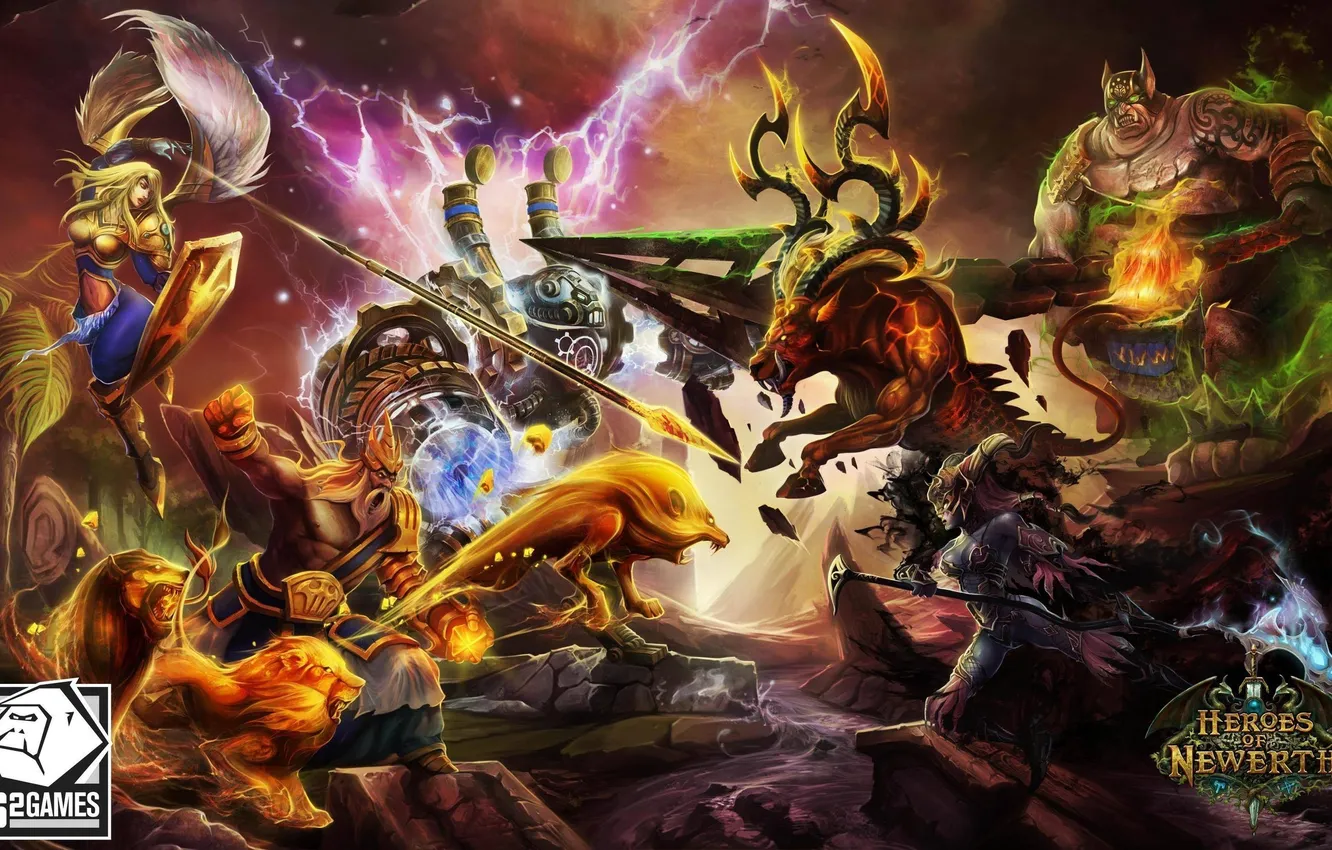 Photo wallpaper the game, hon, dota, heroes of newerts, midwars