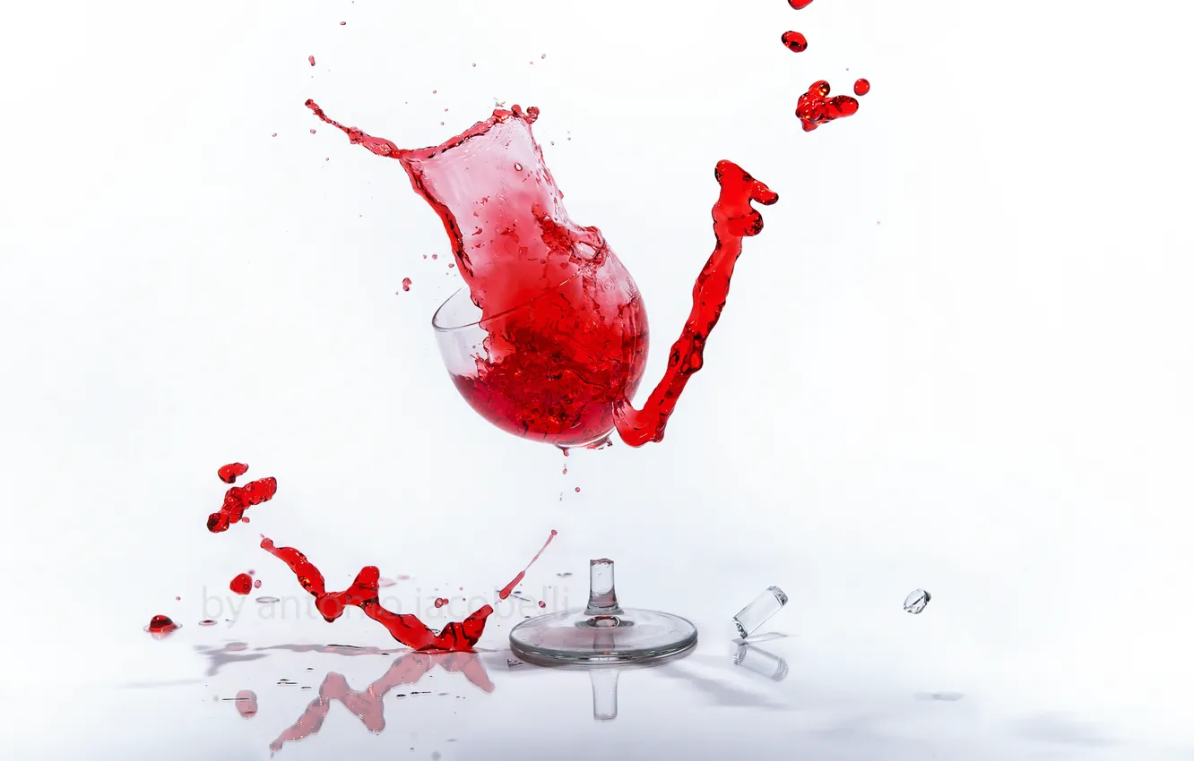 Photo wallpaper background, wine, glass