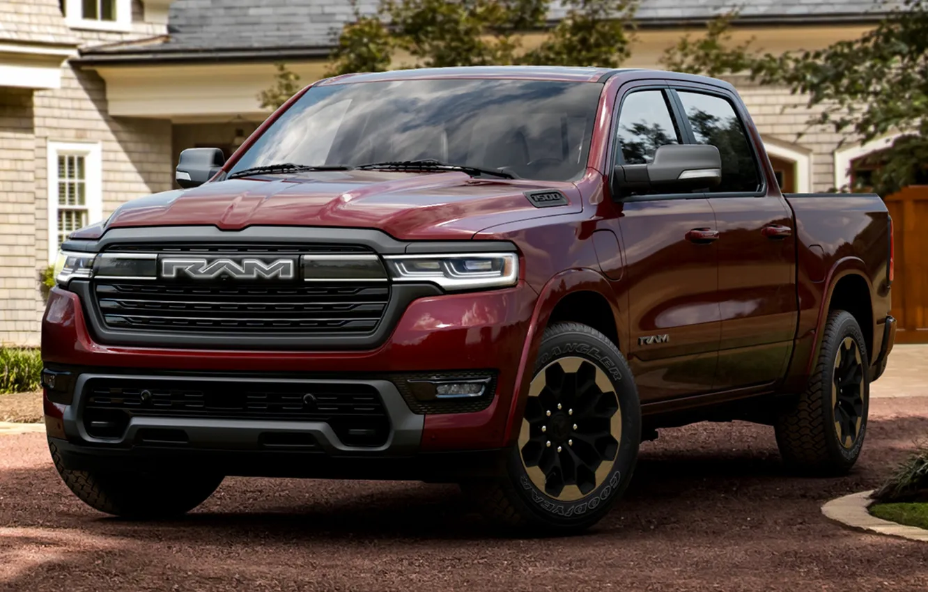 Photo wallpaper Ram, Ram 1500, Laramie, 2025, Ramcharger, Ram 1500 Ramcharger Laramie