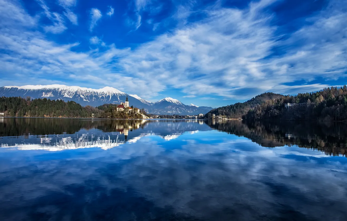 Photo wallpaper Slovenia, Bled, Radovljica