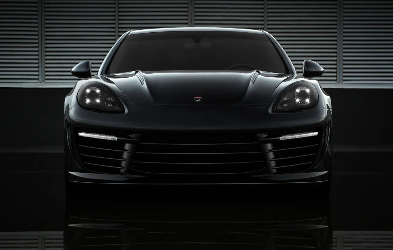 Photo wallpaper machine, front view, Porsche Panamera Stingray GTR