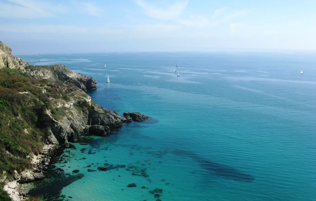 Photo wallpaper Crimea, Cape, The black sea, Fiolent
