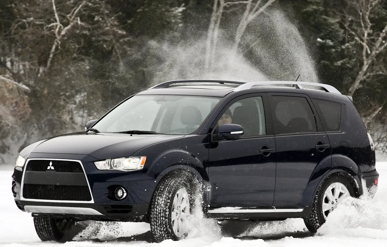 Photo wallpaper car, Wallpaper, jeep, SUV, Mitsubishi, Japan, auto, wallpapers