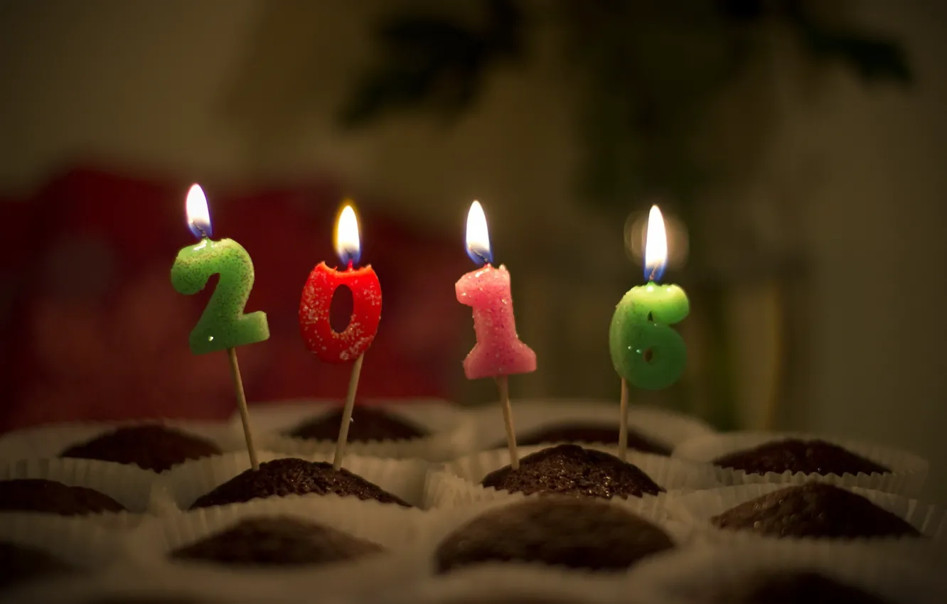 Photo wallpaper holiday, cookies, 2016